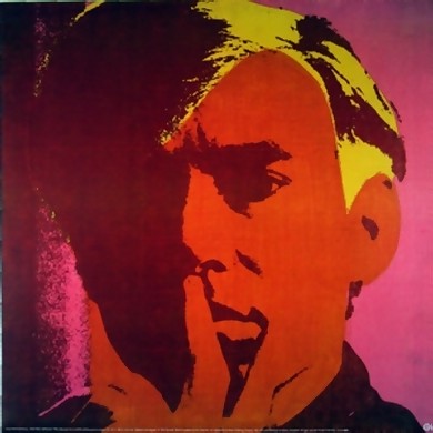 FAB RARE 2 PRINT COLLECTION ANDY WARHOL SELF PORTRAITS  