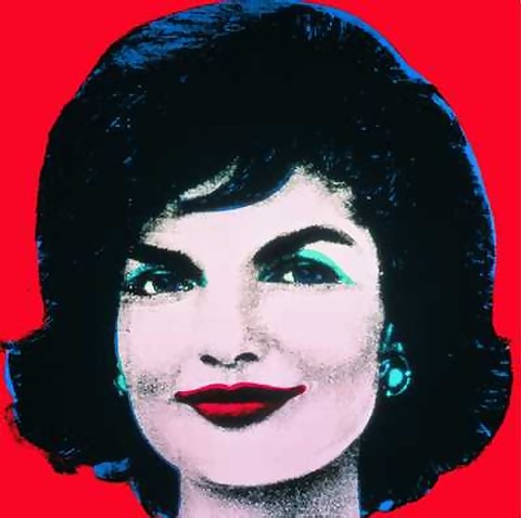 HUGE OFFICIAL AUTHORIZED WARHOL JACKIE KENNEDY PORTRAIT  